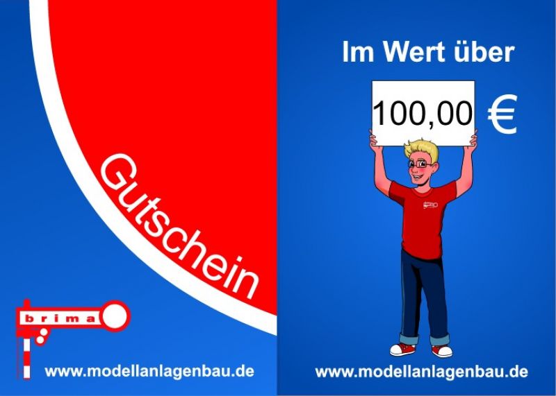 Gutschein im Wert über 100 Euro.